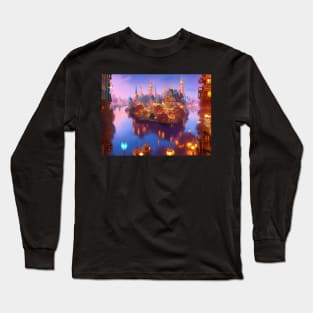 Italy at Night Long Sleeve T-Shirt